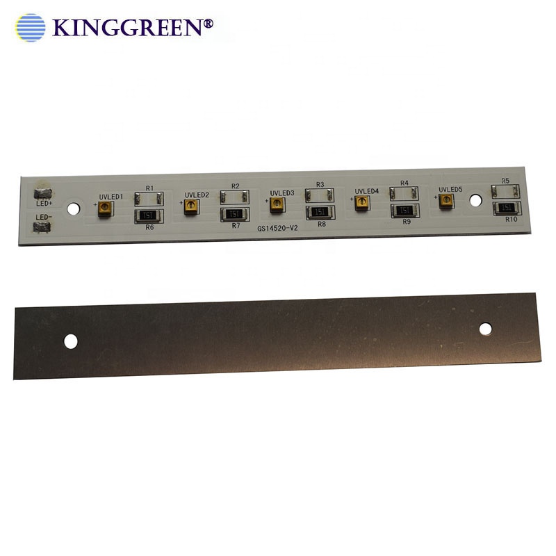 Высокое качество 12V 265nm 275nm 4W UVC светодиодный осветительный модуль стерилизатор UVC световая панель для насыщенного фиолетового ультрафиолетовый свет для стерилизации