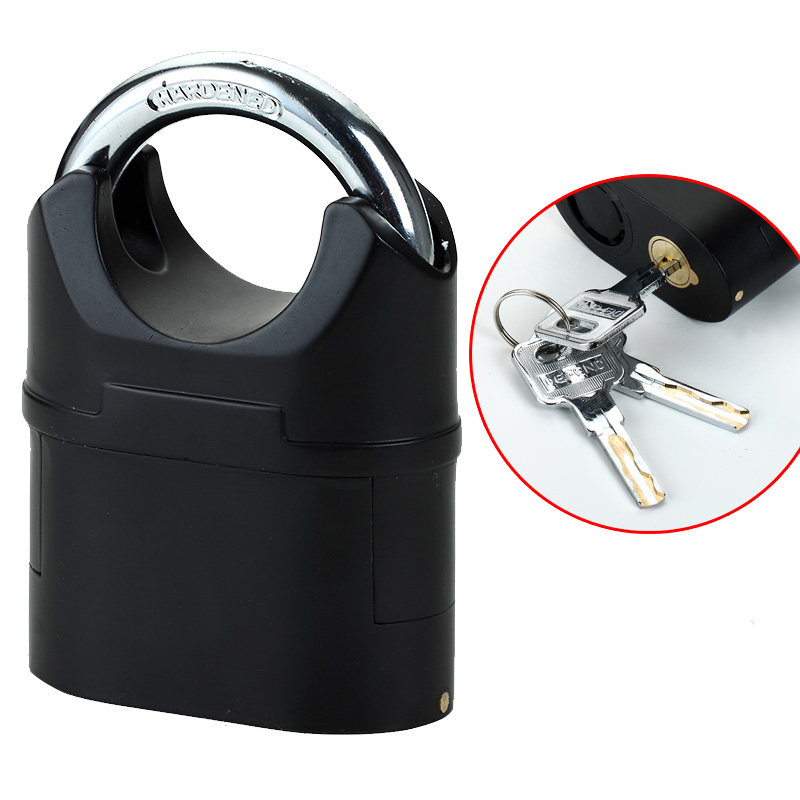 high-quality Alarm Padlock security Anti-Theft Lock Alarm motorcycle/bicycle Chain lock door/ gate locks