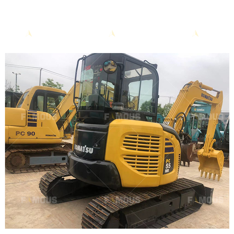 cheap used mini excavator machine 3.5 ton 5 ton 6 ton 6.5 ton 7 ton used komatsu excavator for sale