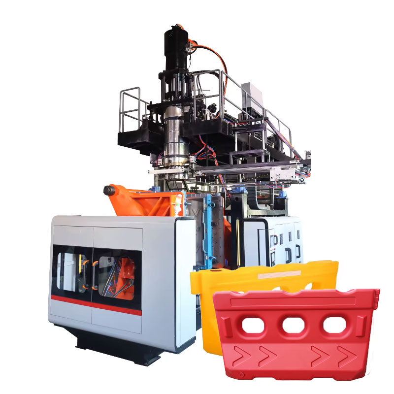 China made automatic plastic barrier extrusion blow molding