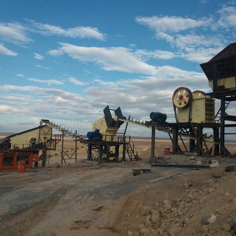 Каменная дробилка, дробильная установка