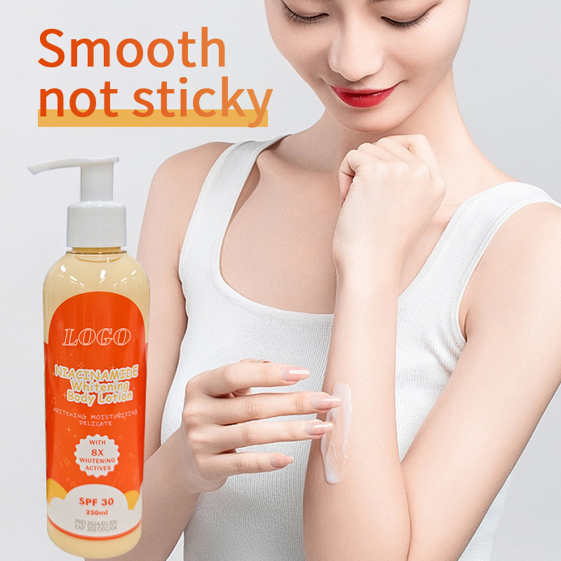 Wholesale private labeling body butter brightening and whitening moisturizing body lotion