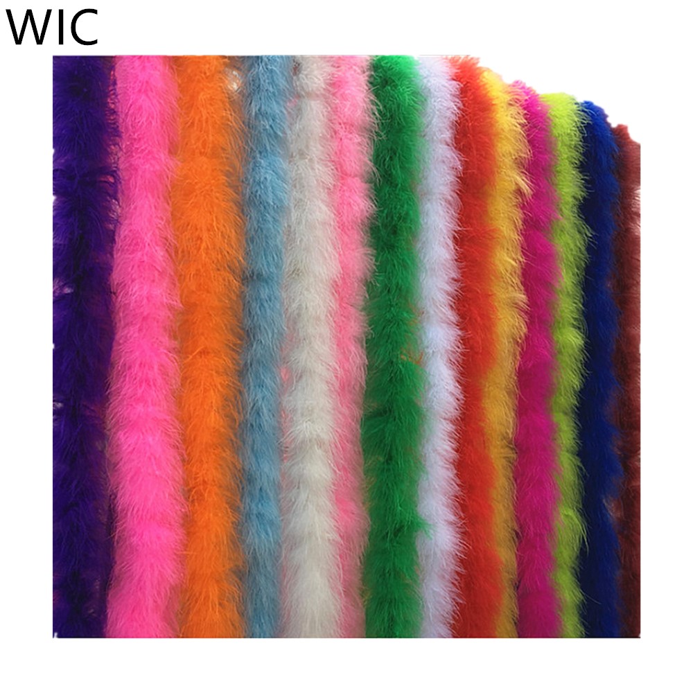 WIC Luohe выбран Прайм Лучшая цена 20 г розовый Турция marabou перо мех boas