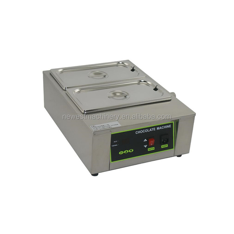 Digital Double Pot Chocolate Sauce Melter Chocolate Melting Machine