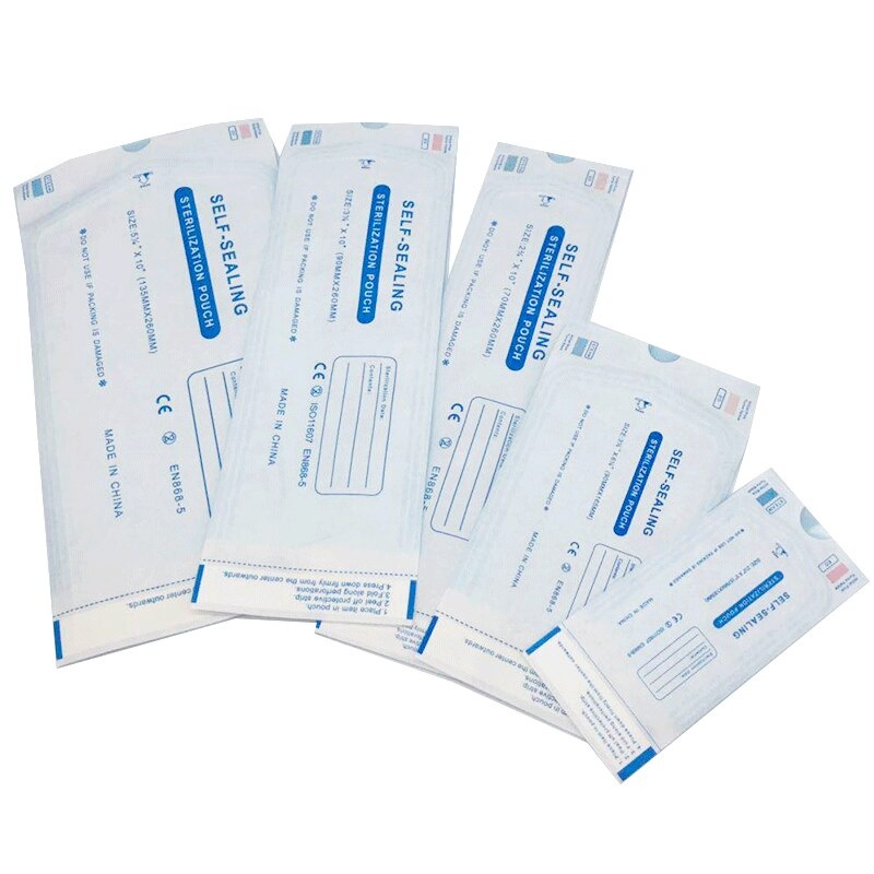 Hot selling Medical grade dental heat Sterile Pouch Bags for Dentist Tools Dental Tattoo Nail Instruments
