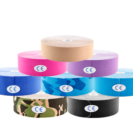 With Custom Logo 2.5 Cm Self Adhesive Elastic Bandage Non-woven Fabric Waterproof Tape Fitness Kinesiology Tape