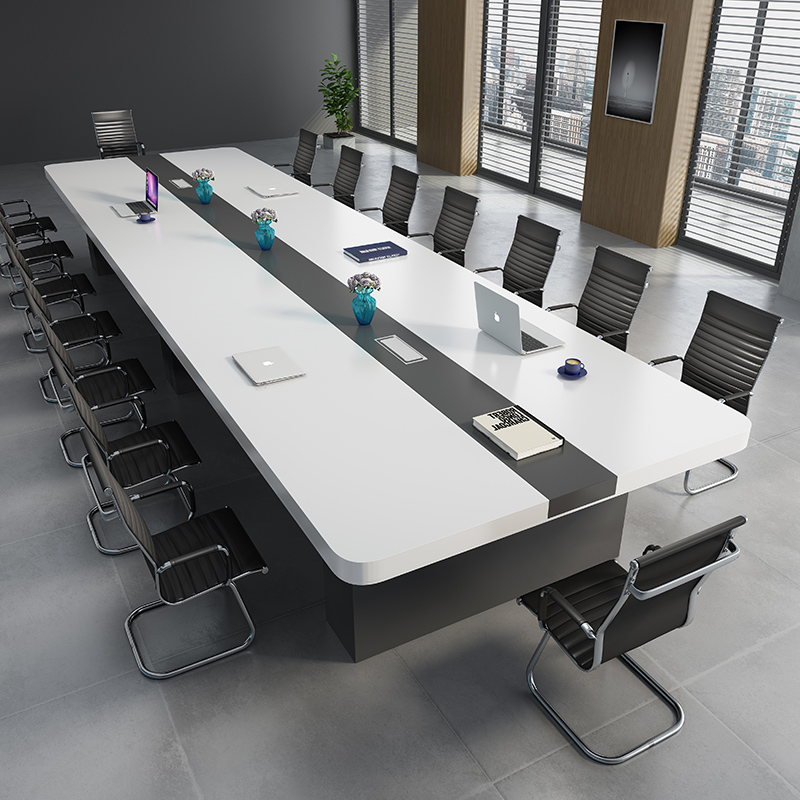 Factory Direct Sale Wooden Panel Thickening Of The Desk to Chairman office Conference Table