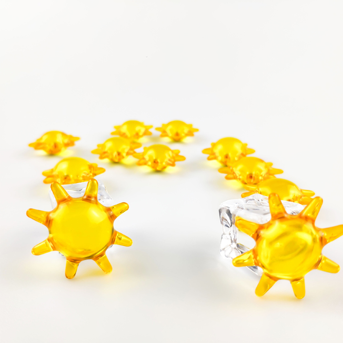 OEM Sun flower Bath Oil Beads Bath Pearls