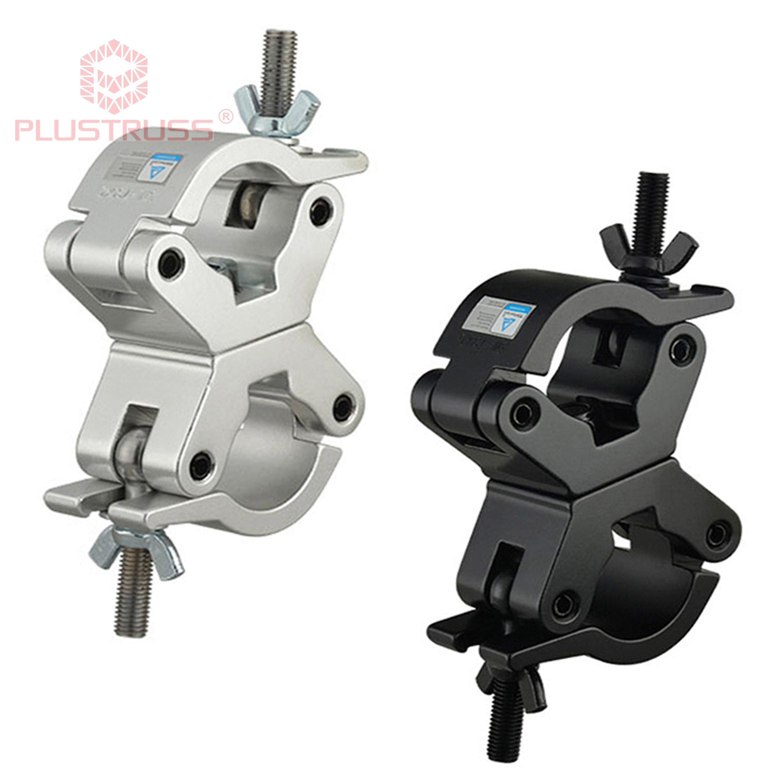 Tube 48-51mm Load 750kg Pipe Clamp Truss Hook Aluminum Stage Lighting Truss Clamp Hook X-Pro Swivel Clamp 5006 750 