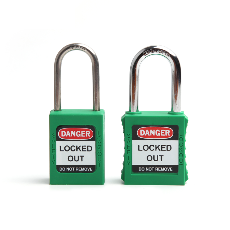 Industry 38Mm Steel Plated Chromium Shackle Safety Padlock Candados De Alta Seguridad