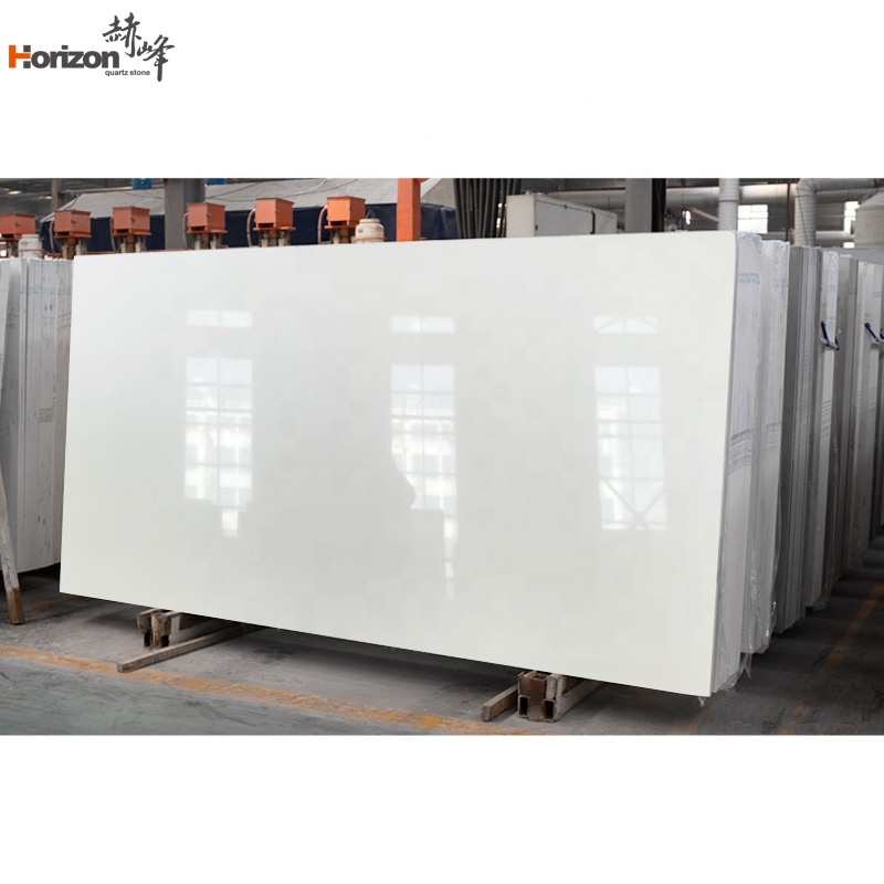 Horizon высокое качество calacatta сборный чистый цвет высокого качества кухня блеск кварцевые столешницы плиты
