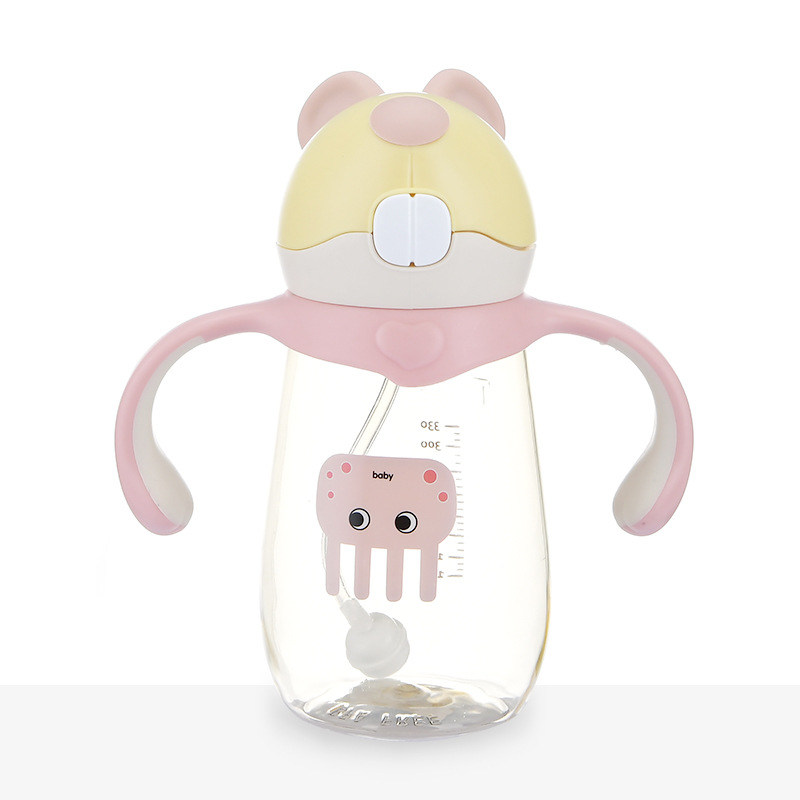 Amazon Hot Sell Student drink cup baby sippy cups,baby straw cups with lids and straws