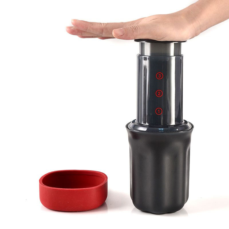 Portable French Press Coffee Maker для Aeropress, Original Espresso и Cold Brew, Go Portable Travel, 350 мл, 1 до 3 Cups