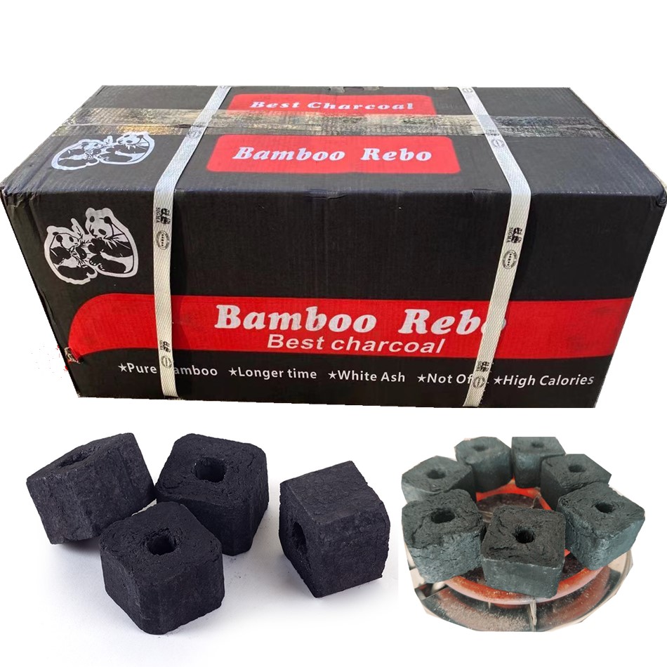 Высококачественные бамбуковые кубики rebo из бамбукового угля для Ирака, кальян, уголь, Лидер продаж 2022