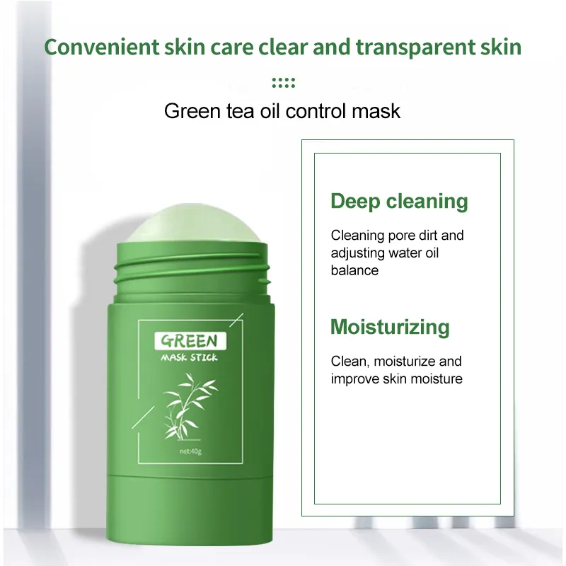 Green Tea Stick Mask Amazon Top Seller Green Tea Cleasing Mask Green Tea Deep Cleanse Mask Stick Green Tea Face Clay Mask Stick