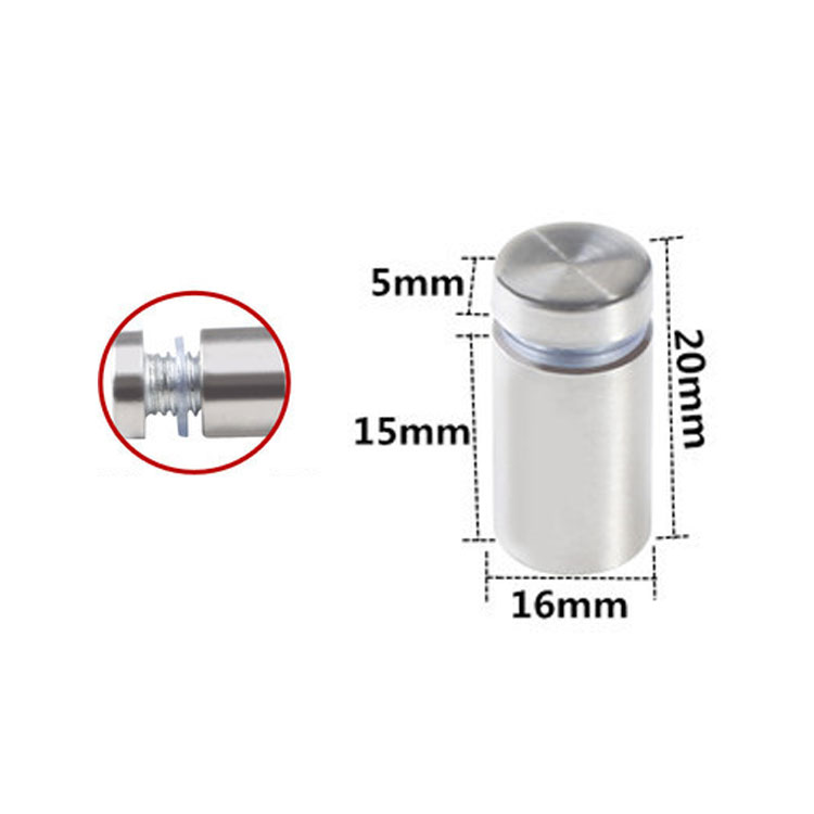 Stainless Steel Decorative Advertising Nails Decorative Screw Fasteners Wall Bolt