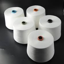 100% Spun Polyester yarn High Tenacity Polyester Spun yarn For Fabric