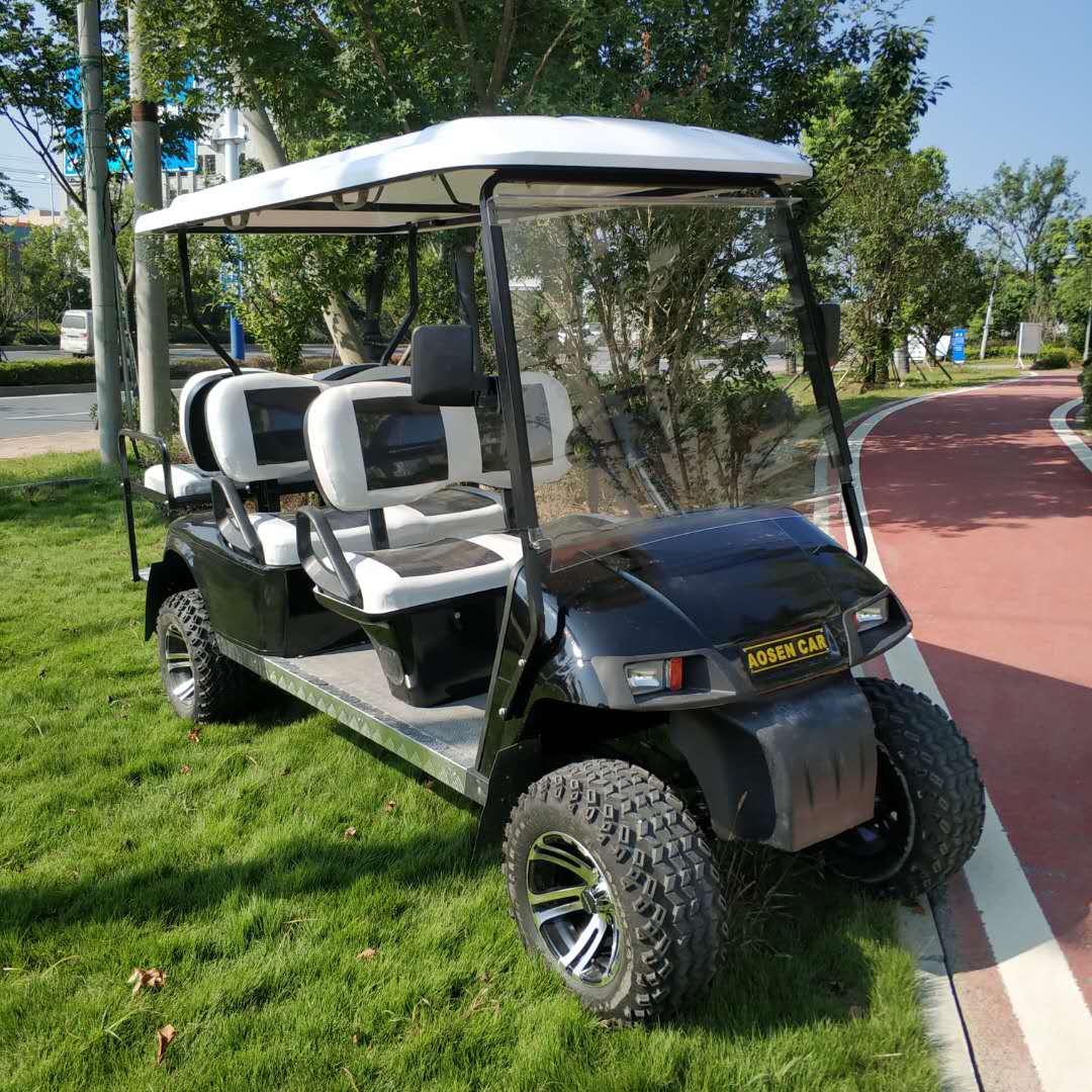 China Cheap Price 4 Wheel Customized Off Road 6 Seater Gas Golf Cart