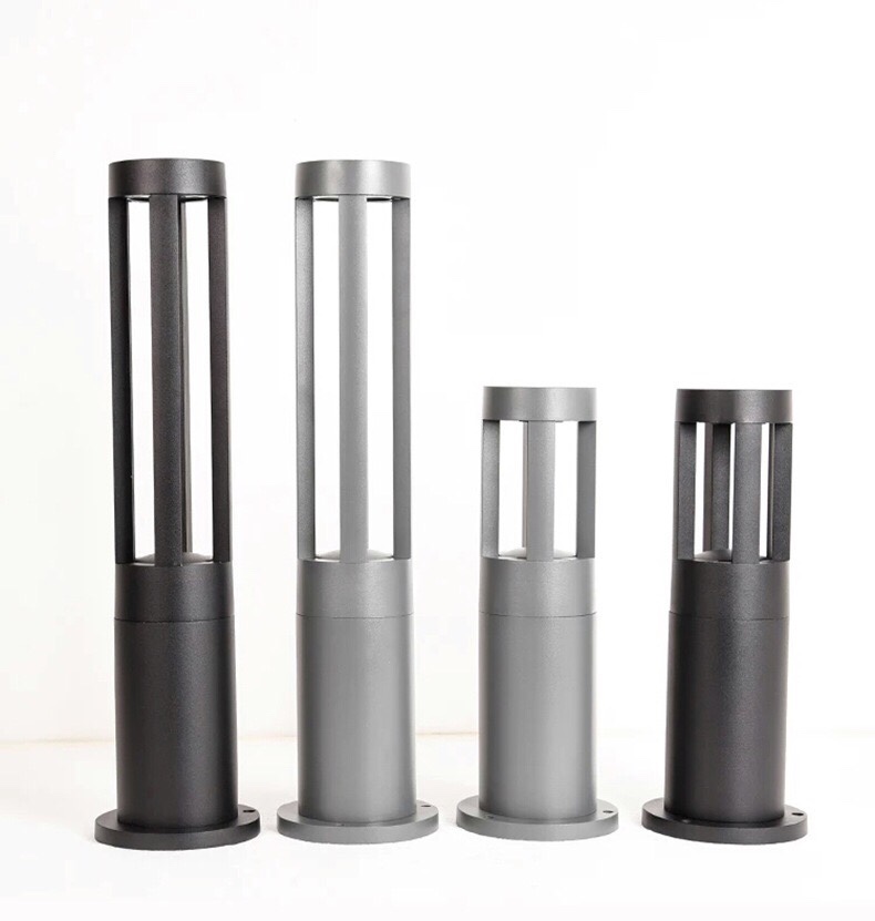 9w LED Landscape Garden Light Pole Lamp for Pathway Villa Garden Lighting Bollards Modern Outdoor Waterproof AC 220V 80 LED Chip