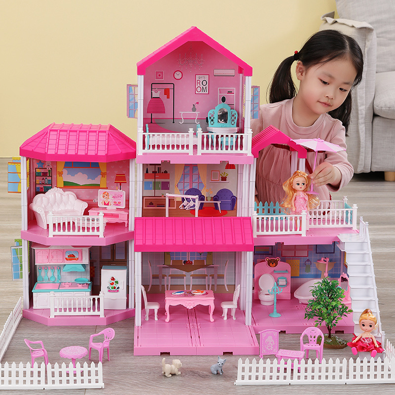 2021 Hot Plastic Gabby's Doll House Dioramas Toy That Mini Doll House Accessories Furniture For Kids Baby