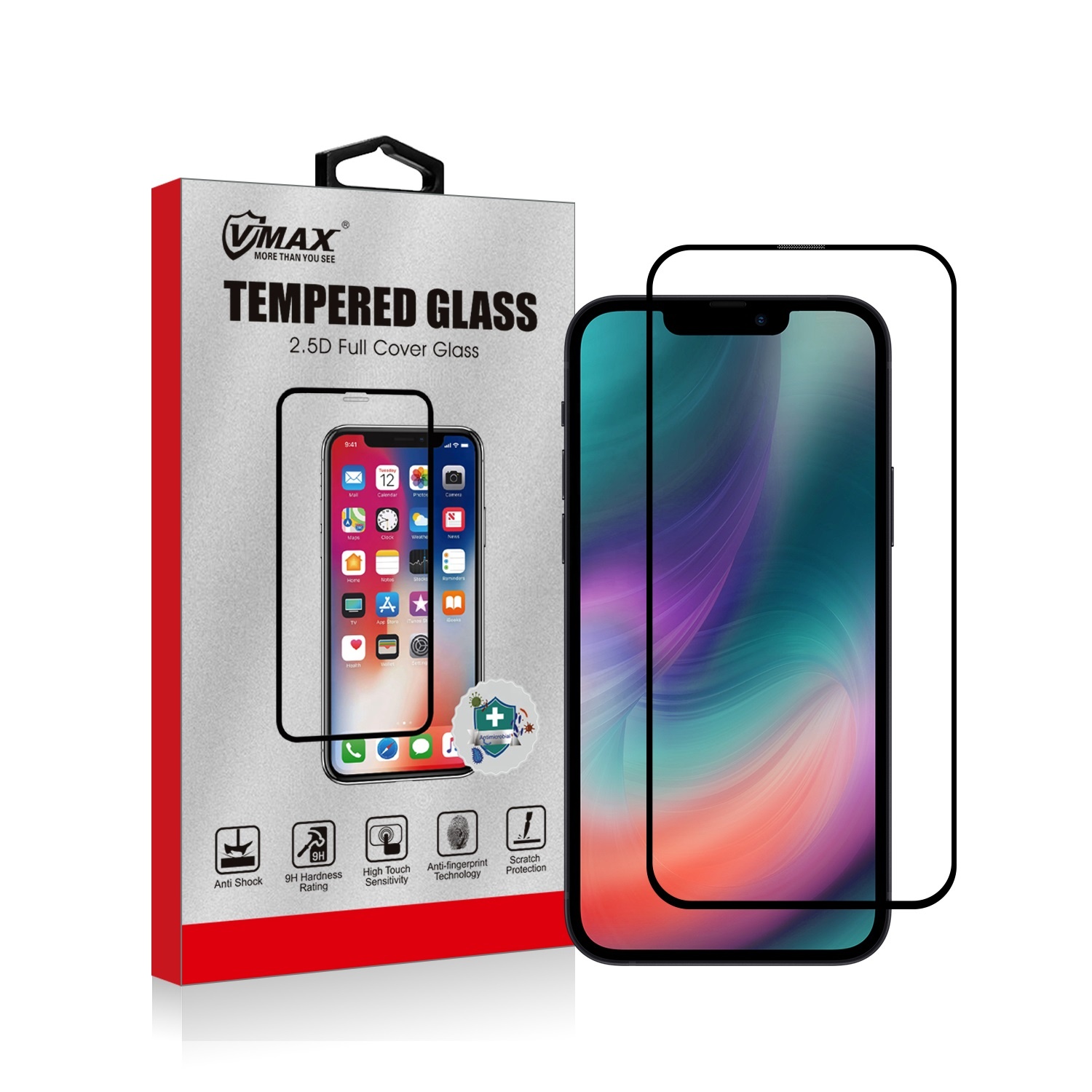 Tempered Glass For iPhone 13 Pro Max Screen Protector For iPhone 13 Mini Protective Film Dustproof