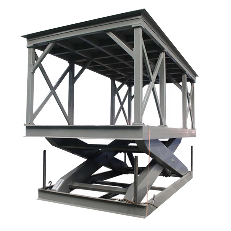 Hydraulic car scissor lift table automatic lifting table