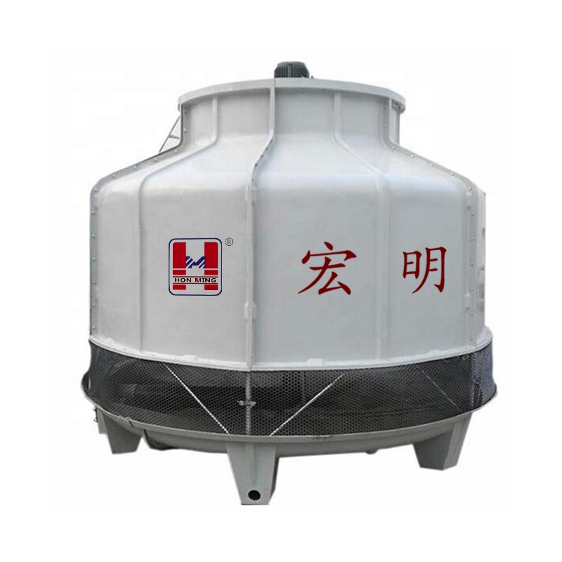 Производитель HON MING, наполнитель с открытым счетчиком, круглый тип, 100 тонн, FRP, круглая башня водяного охлаждения