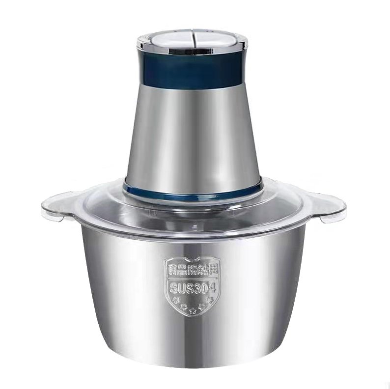 Hot selling electric stainless steel 2L 3L bowl type food processor household meat mincer vegetable mixer