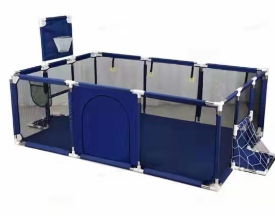 portable indoor baby playpen With Gate Foldable Safety Fence Large Square Kid Football Fields Play Fence