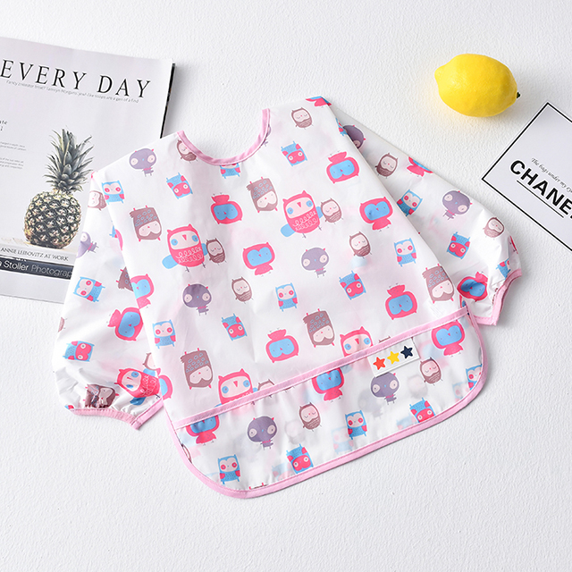 Made in China superior quality Waterproof Baby bib Children's Smocked Bib for Toddler Infant Kids