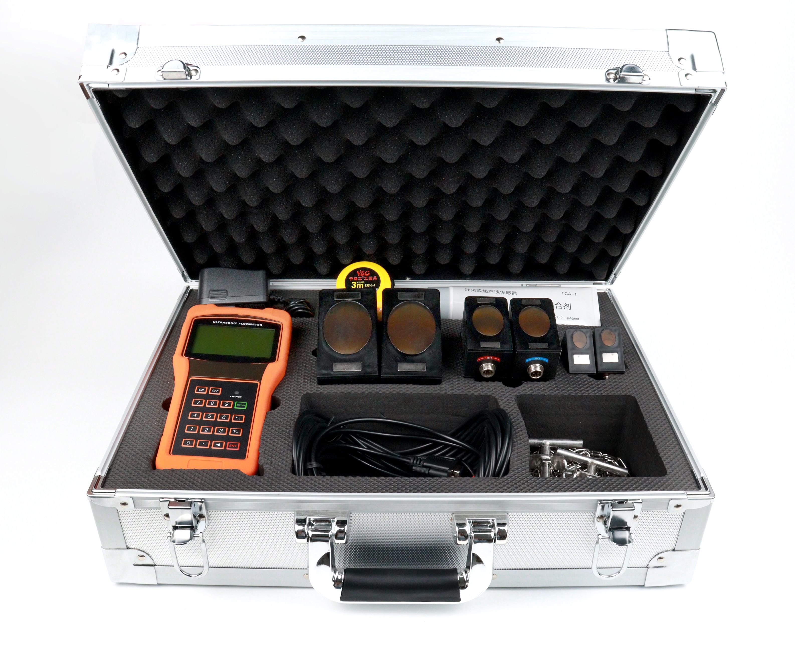 Ультразвуковой расходомер для измерения тепловой энергии IP68 dn100, портативный ультразвуковой расходомер воды