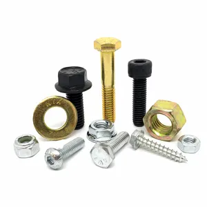 HCH Manufacturing Wholesale Price All kinds of bolts and nuts Screw washers Metric stainless steel galvanized hexagon bolts