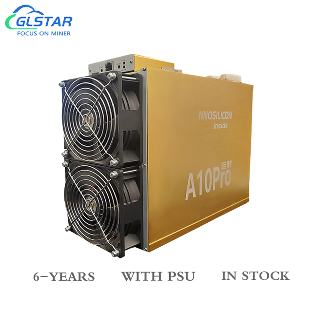 Instock Used Price Inosilicon Asic A10 Pro 7Gb 500Mh 500mh/s 750Mh Eth Blockchain Miner Ethmaster Innosilicon A10 Pro With PSU