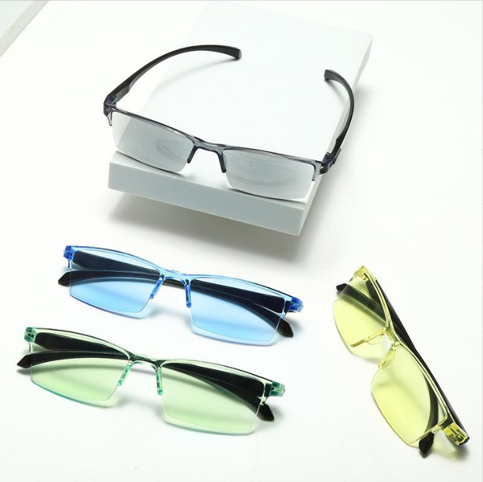 New Arrivals Hot Sale Smart Zoom Reading Glasses Frames PC Fashionable Rimless Optical Frame for Women Men