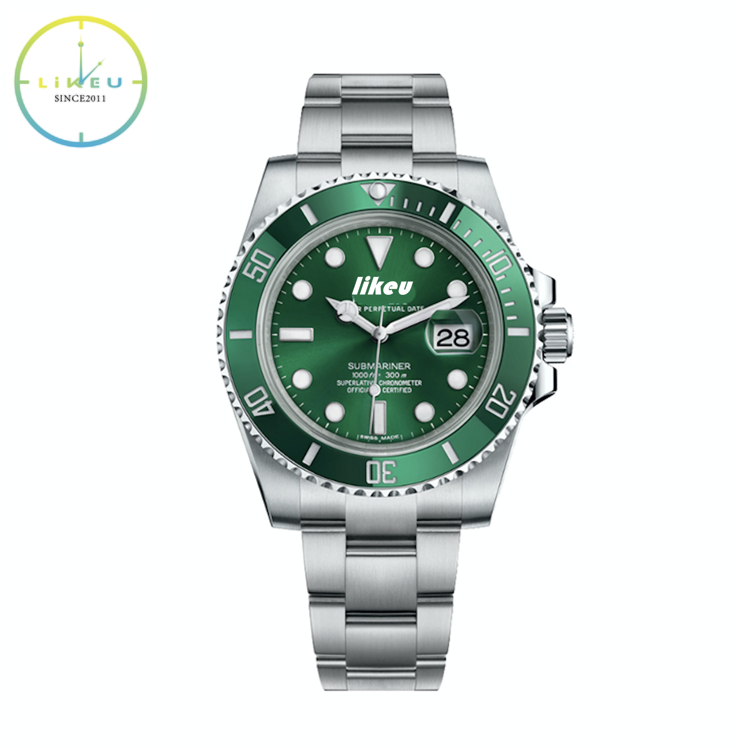 3A Quality Luxury Automatic Night Vision 904l Stainless Steel Sapphire Mirror Glass RolexablesWatches
