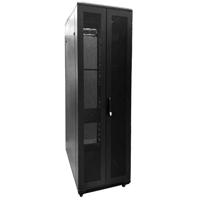 25 years factory manufacturing experience network cabinet Data center 42u Single opening front and double opening rear mesh door