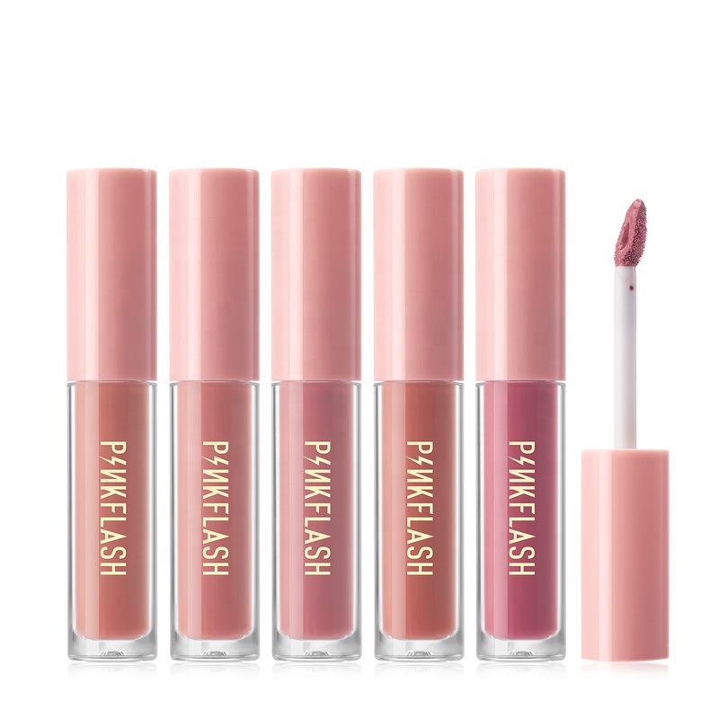 PINKFLASH Lip Cream Cosmetic Matte Lipgloss Private Label Waterproof Long Lasting OME Lip Gloss