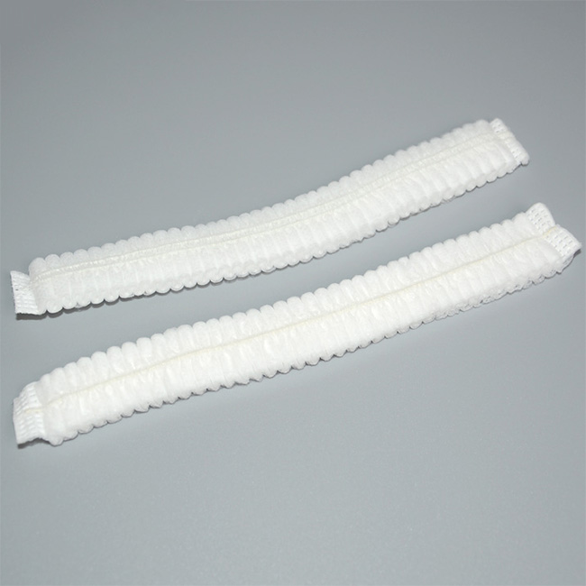 Disposable non-woven single and double elastic with Mob cap for food processing plant