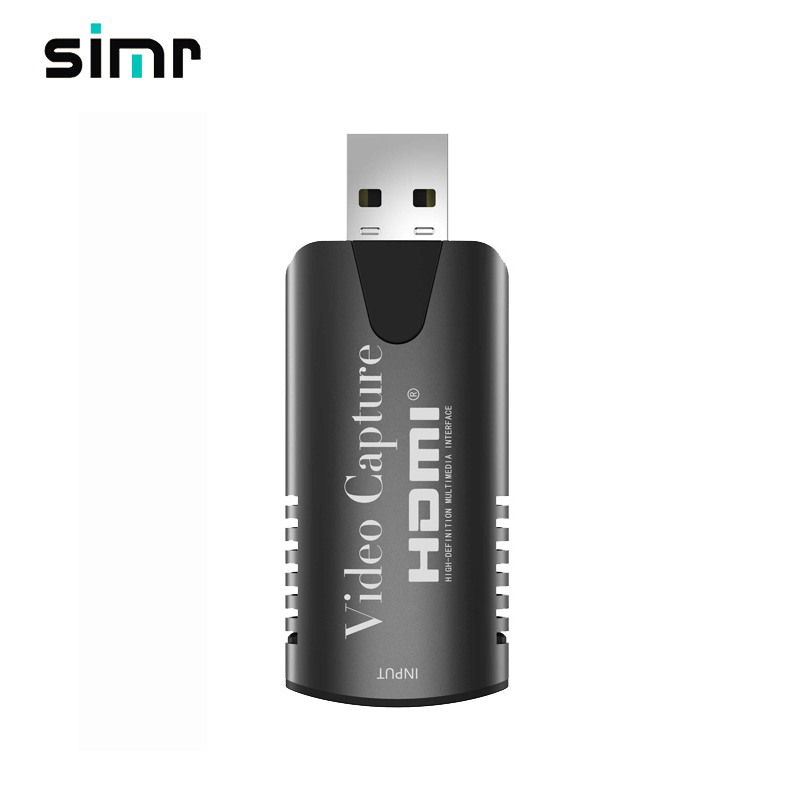 Карта видеозахвата simr на USB 2,0, записывающая коробка для PS4, игр, DVD, видеокамер, устройство видеозахвата hd