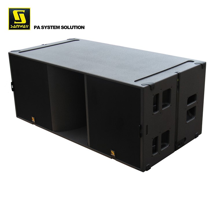 KS28 3200W высокая мощность басов Dual 18 дюймов профессиональный аудио этапе сабвуфер для шоу