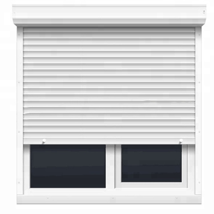 HS-G40-1 aluminum rolling louver window metal roll up shutters windows