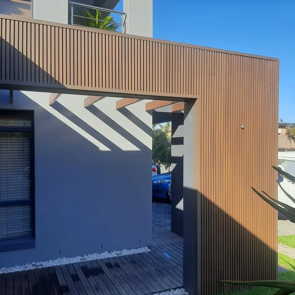 Water Proof and UV Resistant Wood Plastic Composite Wall Cladding