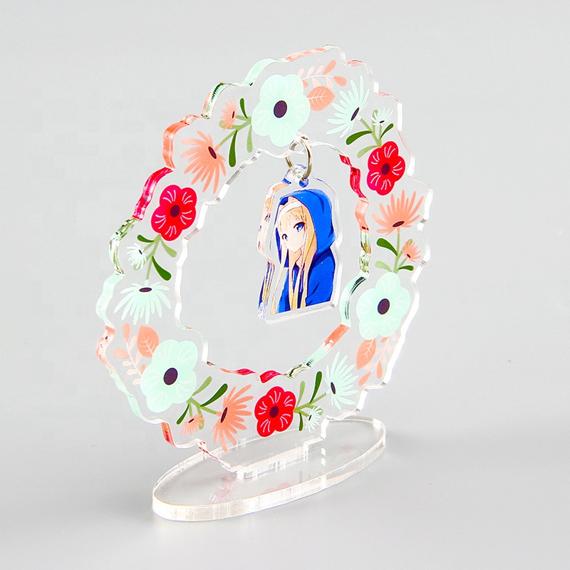 Factory Custom Clear aimee acrylic standee write keychain