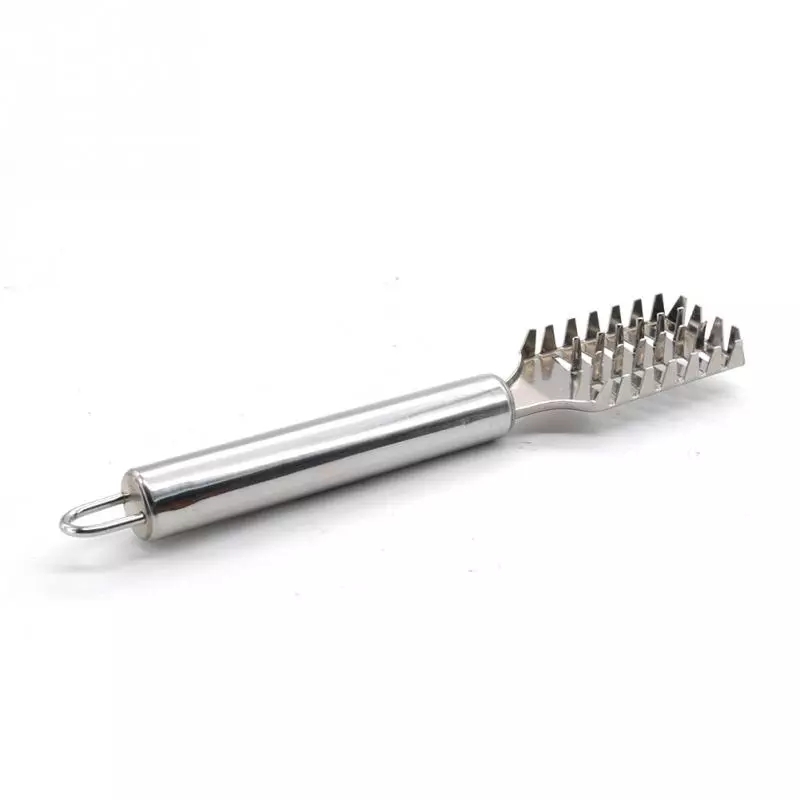 AA541 Fish Scale Planing Knife Kitchen Gadgets Stainless Steel Fish Scale Skin Scraper Removal Fish Bone Tweezers