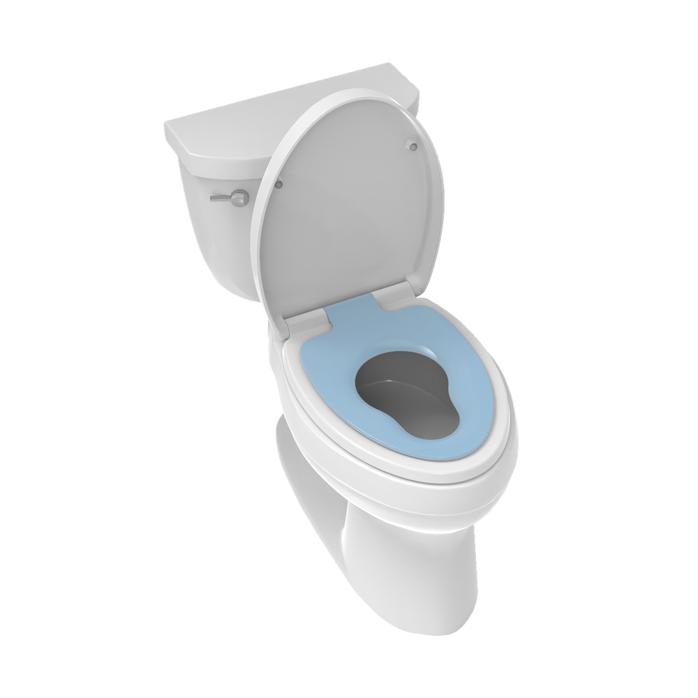 White Plastic Quick Release Slow Close Mother Children Toddler Adult Toilet Seat Cover