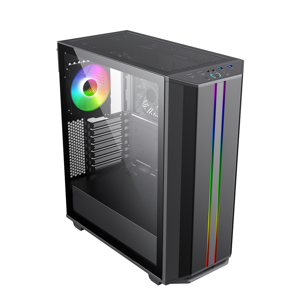 Спортивный корпус для рассеивания тепла ЦП rgb вентилятор для компьютера atx игровой корпус настольный корпус