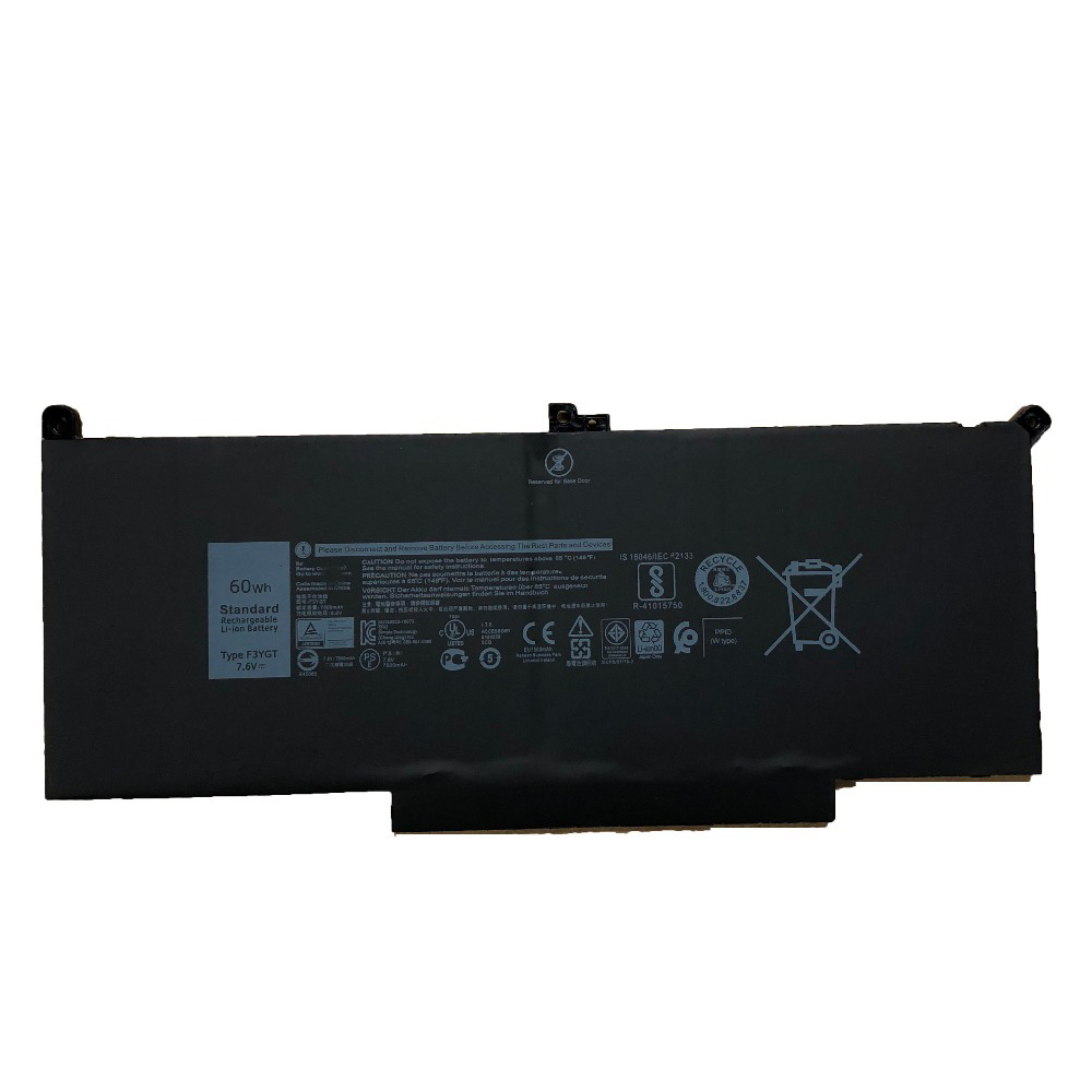 7,6 В 60wh F3YGT Новый F3YGT Аккумулятор для ноутбука DELL Latitude 12 7000 7280 7480 DM3WC 0DM3WC 2X39G