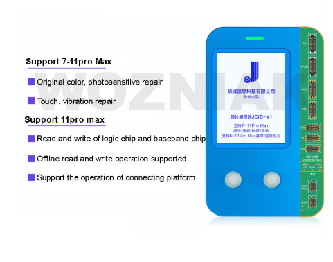 JC V1s Programmer Eeprom Data Programmer Light Sensor Touch Vibrator Data Write Recovery For iPhone 7 8 X XS MAX 11 11 pro