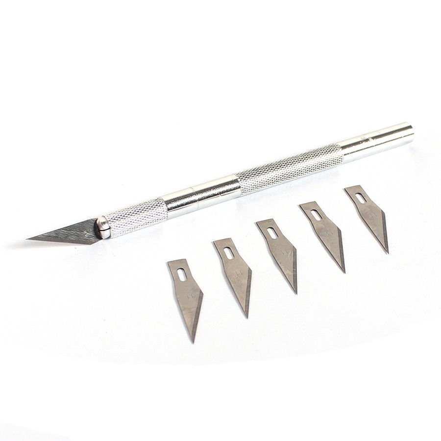 #6 Non-slip Cutter Blades Engraving Craft Knives Metal Scalpel Knife Blades Repair Hand Tools for Mobile Phone Laptop PCB