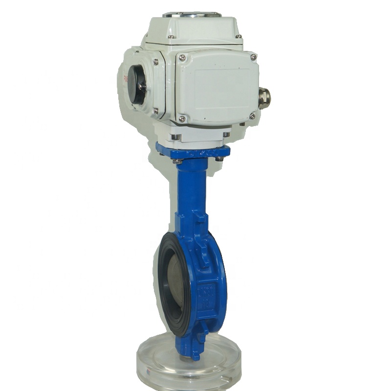 electric anti-corrosion wafer butterfly valve with ss304 disc